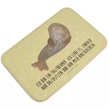 Коврик для ванной Mr. & Mrs. Panda, желтый