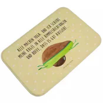 Коврик для ванной Mr. & Mrs. Panda, желтый