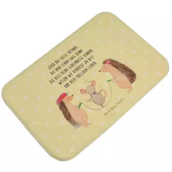 Коврик для ванной Mr. & Mrs. Panda, желтый