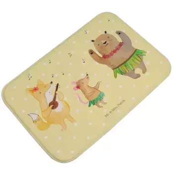 Коврик для ванной Mr. & Mrs. Panda, желтый