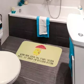 Коврик для ванной Mr. & Mrs. Panda, желтый