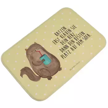 Коврик для ванной Mr. & Mrs. Panda, желтый