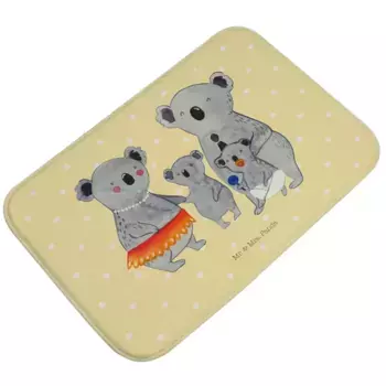 Коврик для ванной Mr. & Mrs. Panda, желтый