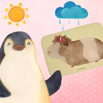 Коврик для ванной Mr. & Mrs. Panda, желтый