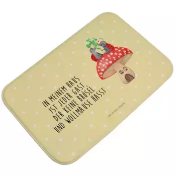 Коврик для ванной Mr. & Mrs. Panda, желтый