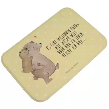 Коврик для ванной Mr. & Mrs. Panda, желтый