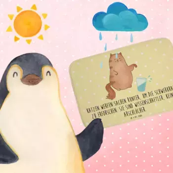 Коврик для ванной Mr. & Mrs. Panda, желтый