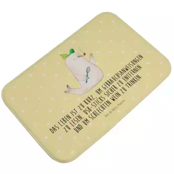 Коврик для ванной Mr. & Mrs. Panda, желтый