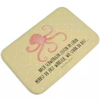 Коврик для ванной Mr. & Mrs. Panda, желтый