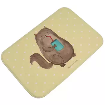 Коврик для ванной Mr. & Mrs. Panda, желтый