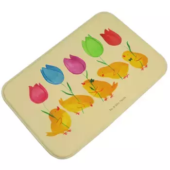 Коврик для ванной Mr. & Mrs. Panda, желтый