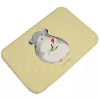 Коврик для ванной Mr. & Mrs. Panda, желтый