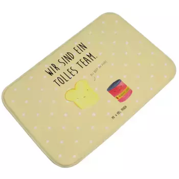 Коврик для ванной Mr. & Mrs. Panda, желтый