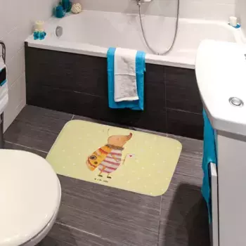 Коврик для ванной Mr. & Mrs. Panda, желтый