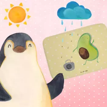 Коврик для ванной Mr. & Mrs. Panda, желтый