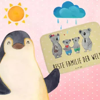 Коврик для ванной Mr. & Mrs. Panda, желтый