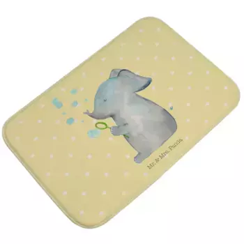 Коврик для ванной Mr. & Mrs. Panda, желтый