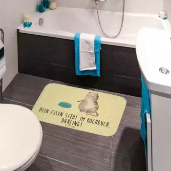 Коврик для ванной Mr. & Mrs. Panda, желтый