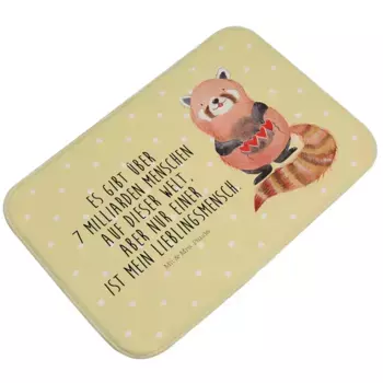 Коврик для ванной Mr. & Mrs. Panda, желтый