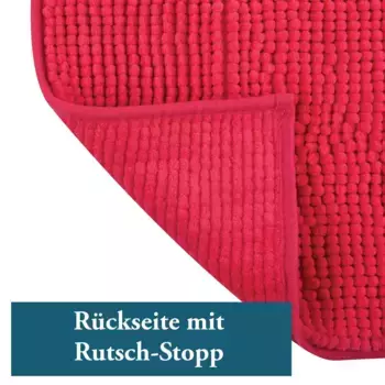 Коврик для ванной MSV, розовый