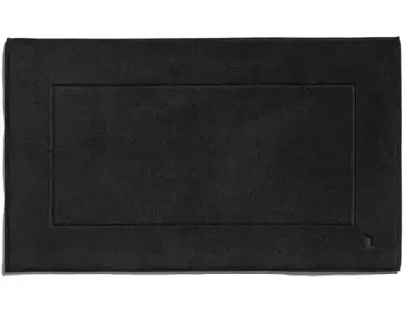 Коврик для ванной Mve "Essentail/Superwuschel", высота 8 мм, подходит для пола с подогревом - можно использовать с обеих сторон прямоугольный (60х130 см), черный