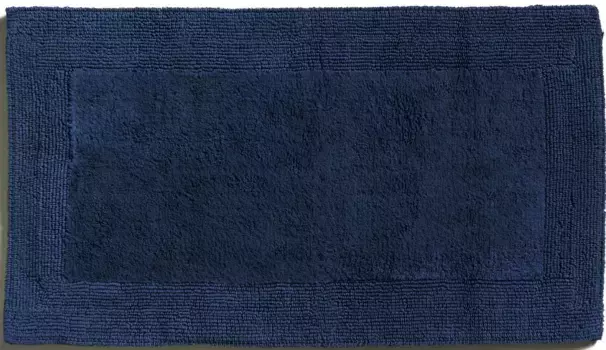 Коврик для ванной Mve "Лофт", высота 22 мм, можно использовать с обеих сторон прямоугольный (60х100 см), цвет deep sea