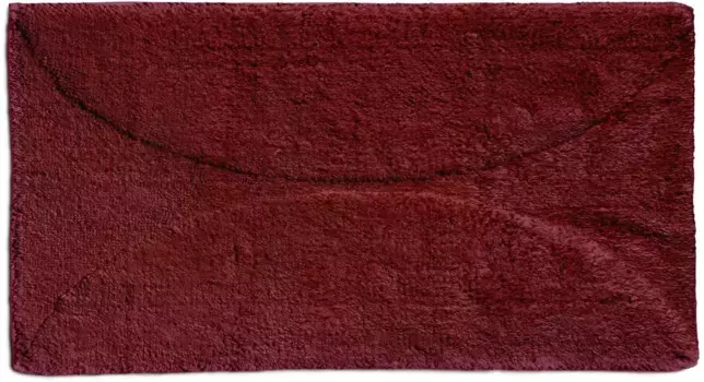 Коврик для ванной Mve "Осенние наслаждения", высота 20 мм прямоугольный (60х100 см), цвет marsala
