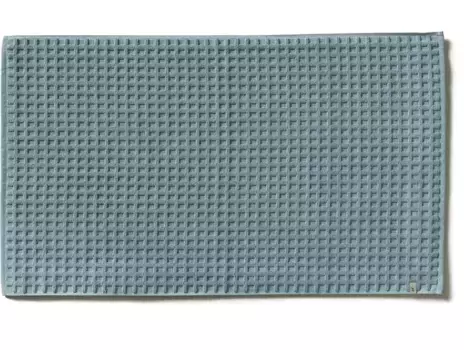 Коврик для ванной Mve "Waffle Piquee", высота 6 мм, можно использовать с обеих сторон прямоугольный (60х60 см), цвет arctic