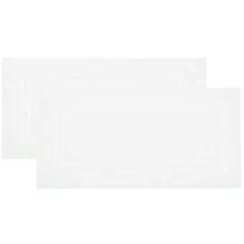 Коврик для ванной, набор из 2 шт Zollner, белый