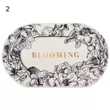 Коврик для ванной, нескользящий, толстый, ультрамягкий, моющийся коврик для ванной комнаты-2, размеры: 50 х 80 см Stuttg, мультиколор