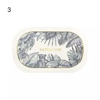 Коврик для ванной, нескользящий, толстый, ультрамягкий, моющийся коврик для ванной комнаты — 3 размера: 40 х 60 см Stuttg, мультиколор