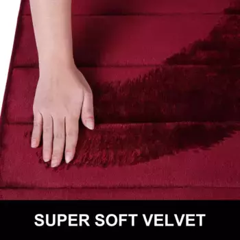 Коврик для ванной OD19, красный