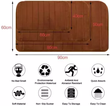 Коврик для ванной Odsellingaaa, белый