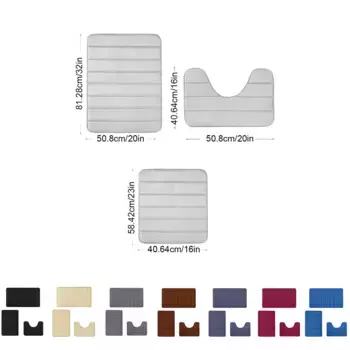 Коврик для ванной OKWISH, красный