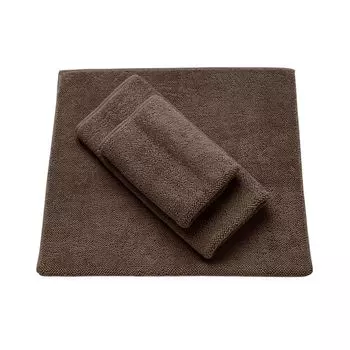 Коврик для ванной органический махровый коричневый 60х100 см Mary Rose