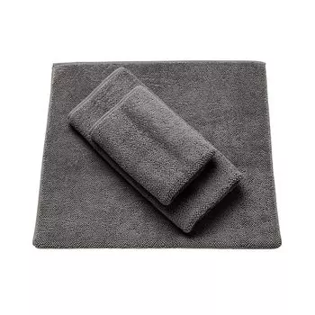 Коврик для ванной органический махровый серый 60х60 см Mary Rose