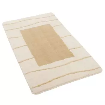 Коврик для ванной Pacific Samoa кремовый, размер: 55х65 см, бежевый