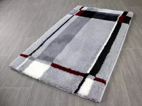 Коврик для ванной Pacific, серебряный