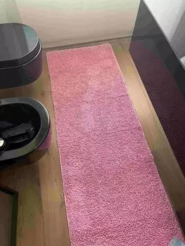 Коврик для ванной Paracchi Caress Curls Pink, 65180 см