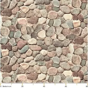 Коврик для ванной, противоскользящий коврик из мягкой пены, коврик из мягкой пены, коврик для ванной, камни для отдыха, коврик для ванной, цветной, ширина 80 см, длина 200 см Sonstige, мультиколор