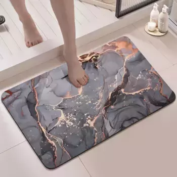 Коврик для ванной Qelus, серый