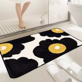 Коврик для ванной Rainbow, декоративный напольный коврик, нескользящий и сильно впитывающий воду для ванной комнаты и спальни (стиль: стиль 2;) JeiibrZui