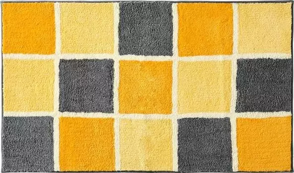 Коврик для ванной REDBEST 204312, 80x20x140 см, желтый