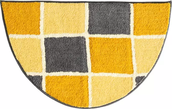 Коврик для ванной REDBEST Duschvorlage halbrund Los Angeles, желтый