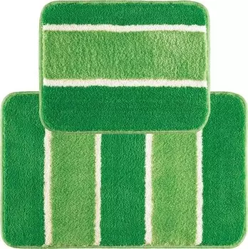 Коврик для ванной REDBEST + WC-Vorlage Set 2 шт. 208263, 50x18x50 см, зеленый