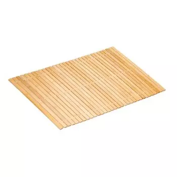 Коврик для ванной Relaxdays aus Bambus 80x50 cm, 80x1x50 см цвет hellbraun/wei