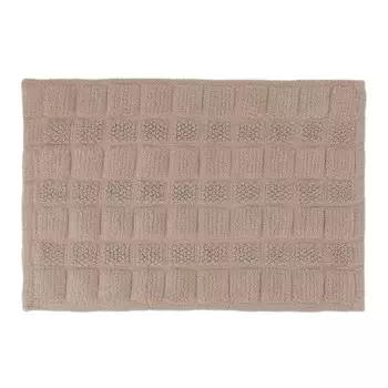 Коврик для ванной Relaxdays aus Baumwolle 60x40 cm, 60x2x40 см, светло-коричневый