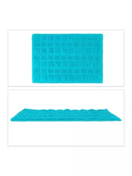 Коврик для ванной relaxdays, бирюзовый