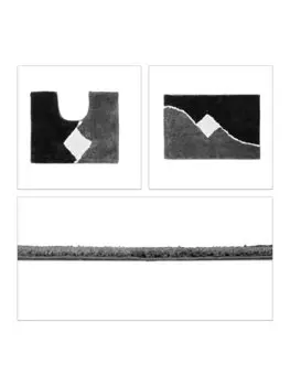 Коврик для ванной relaxdays, серый