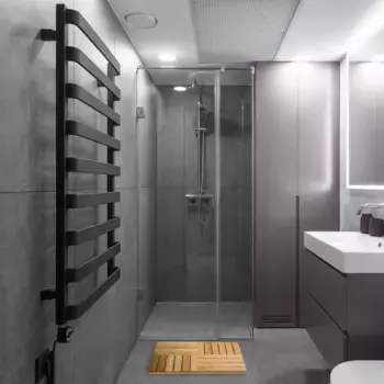 Коврик для ванной Relaxdays, светло-коричневый